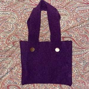 NWOT Handmade Royal Purple Bag